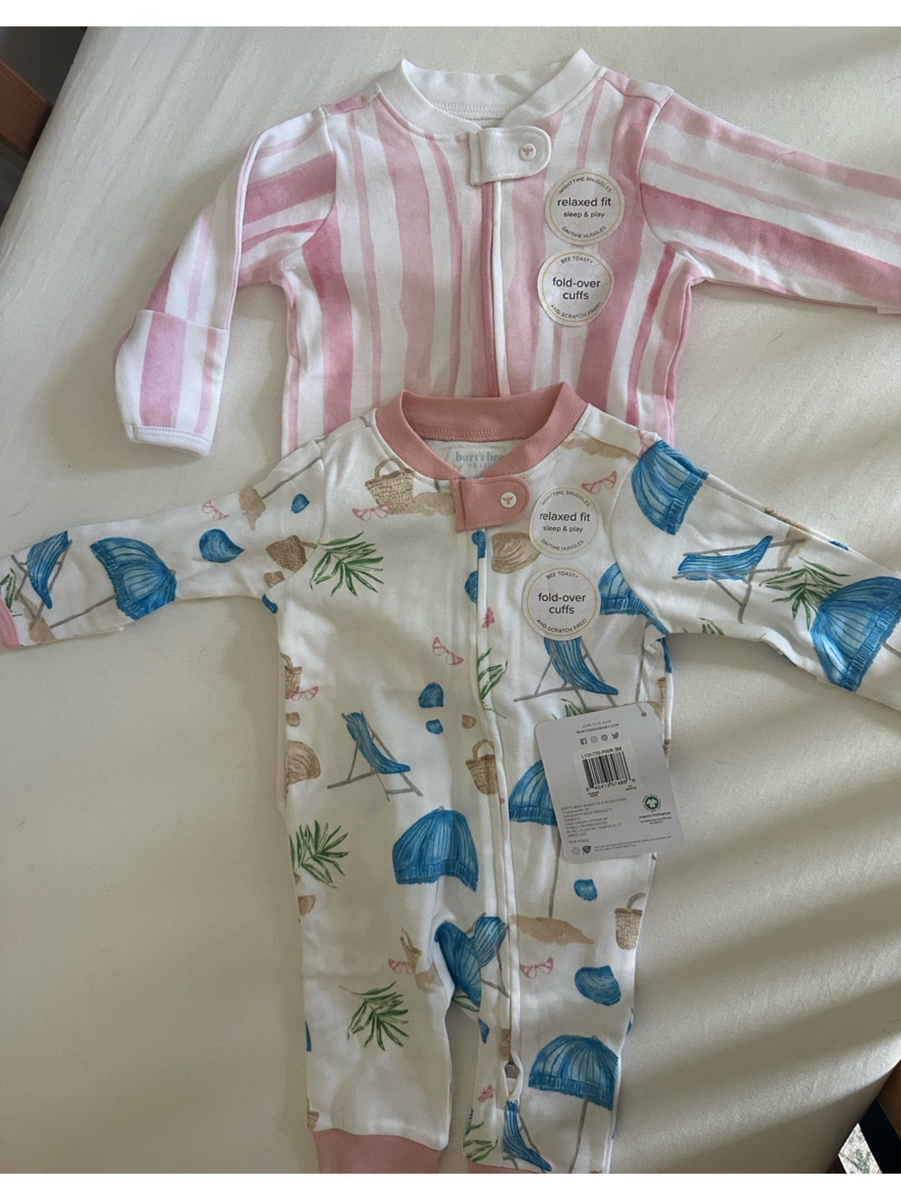 Burt’s Bees Baby Zip PJ